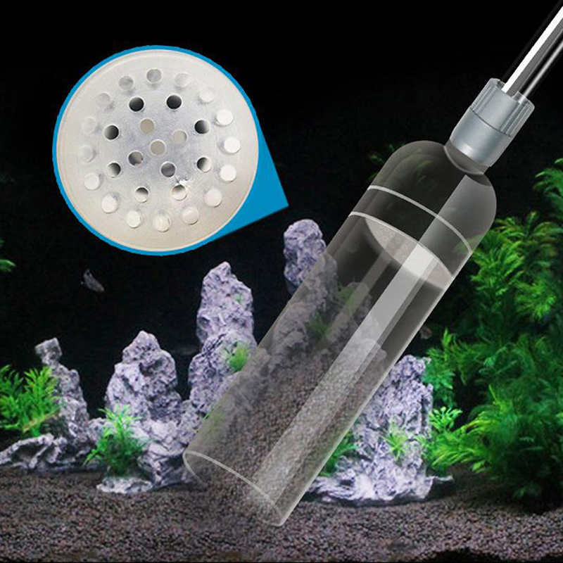 Gravel Vacuum Cleaner - 1Pc semi-automatique Aquarium propre aspirateur changement