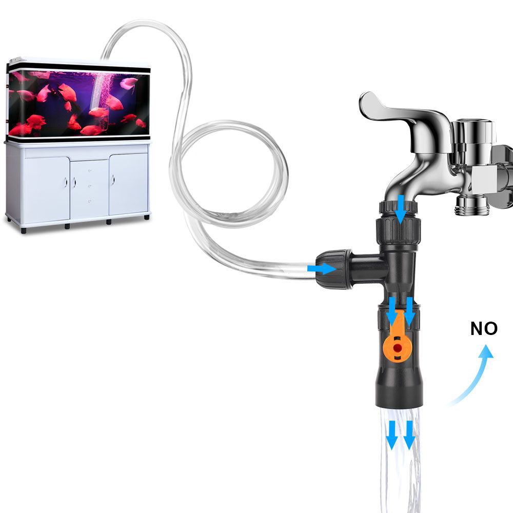 Gravel Vacuum Cleaner - Changeur d'eau d'aquarium sans seau, outils