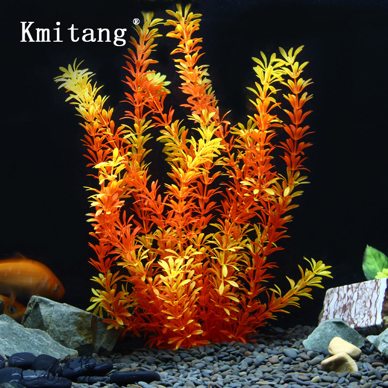 Aquarium Fish Big - Plantes tropicales artificielles de 100 cm,