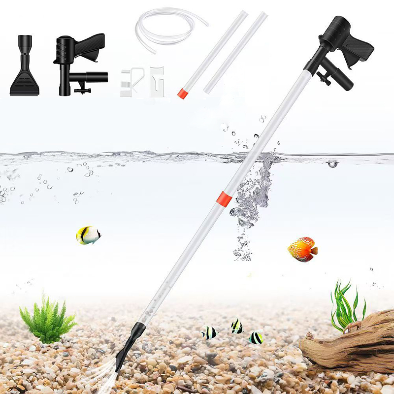 Gravel Vacuum Cleaner - Pompe de vidange d'eau pour aquarium,