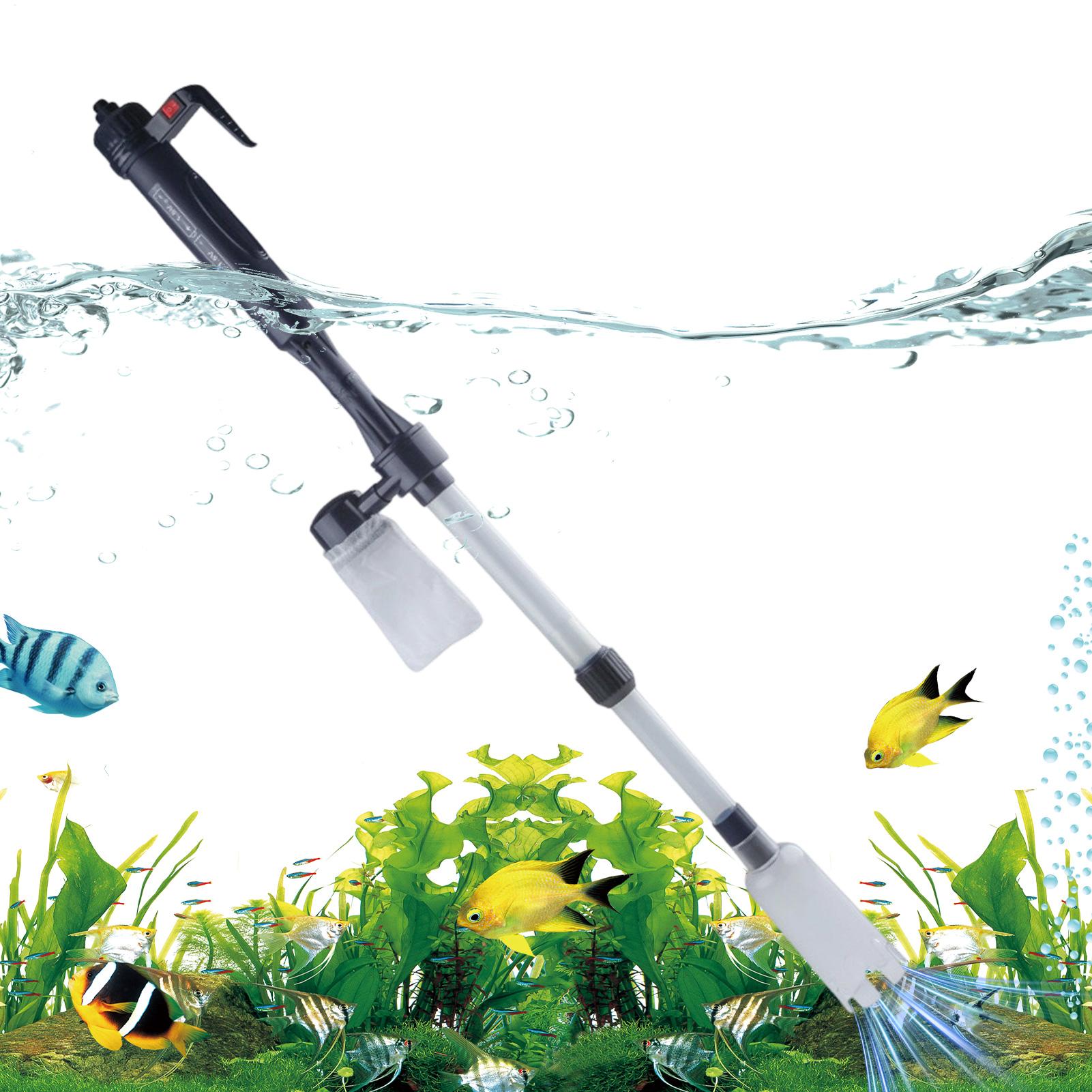 Gravel Vacuum Cleaner - Nettoyeur de gravier d'aquarium télescopique électrique