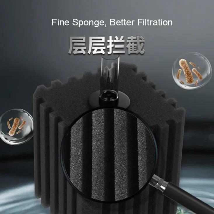Nouveau grand filtre éponge Bi - Aquarium Fish Big avis et prix