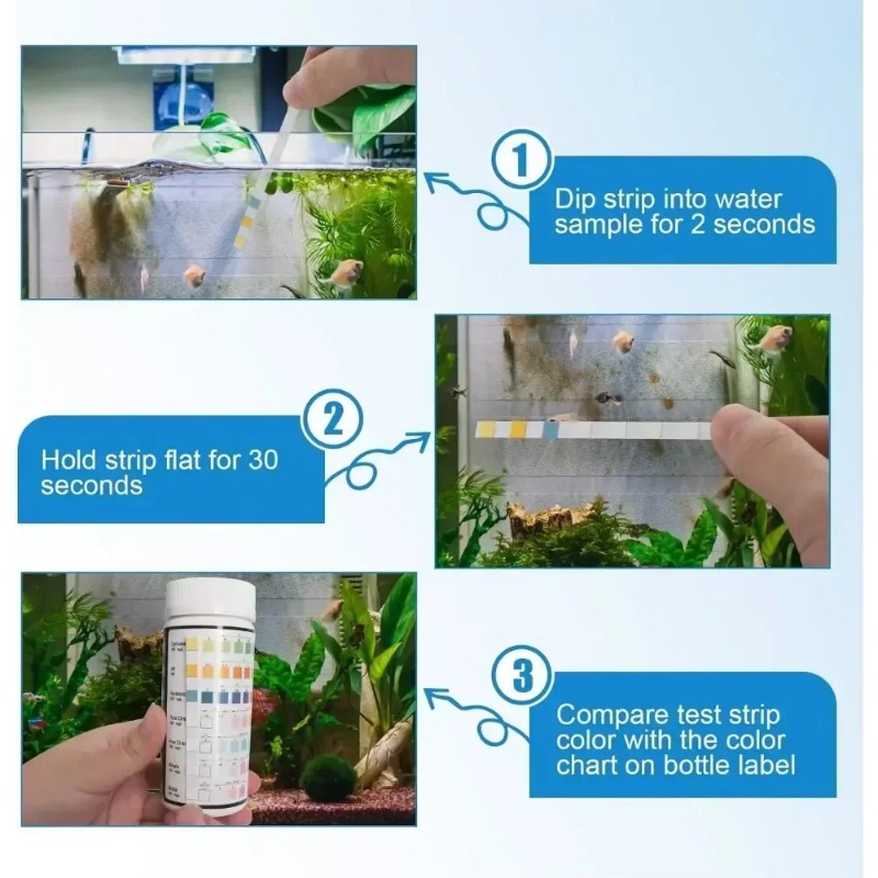 Bandelettes de test pour aquar - Aquarium Fish Quality avis et prix