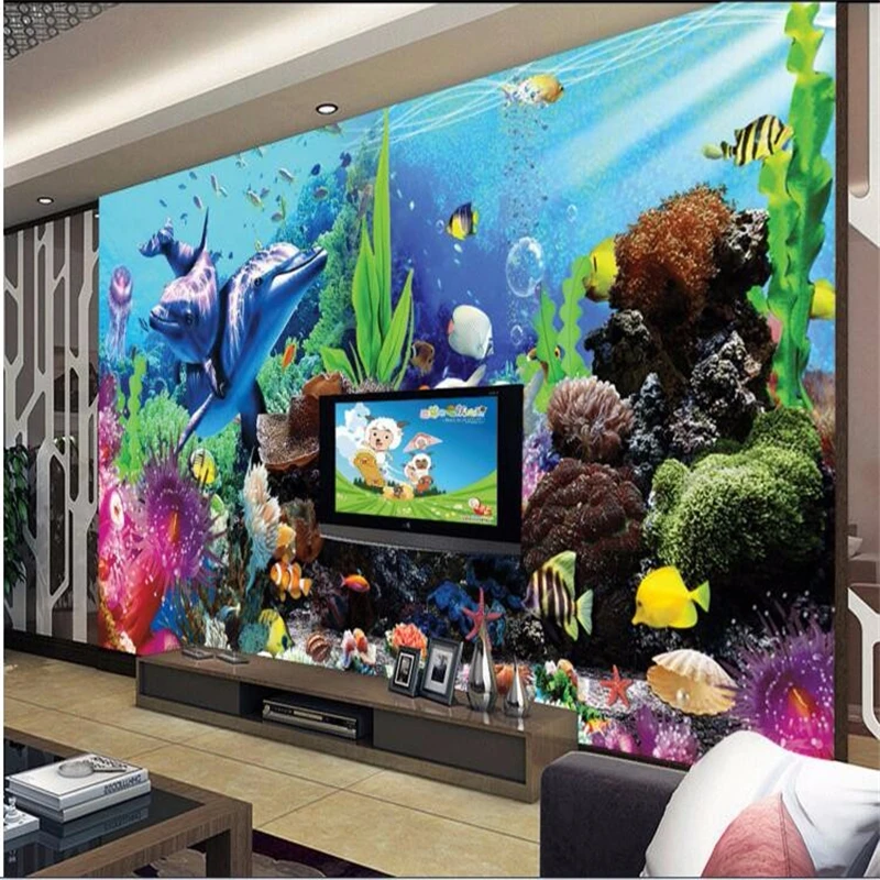 Papier peint mural 3D personna - Aquarium Fish Live Wallpaper avis et prix