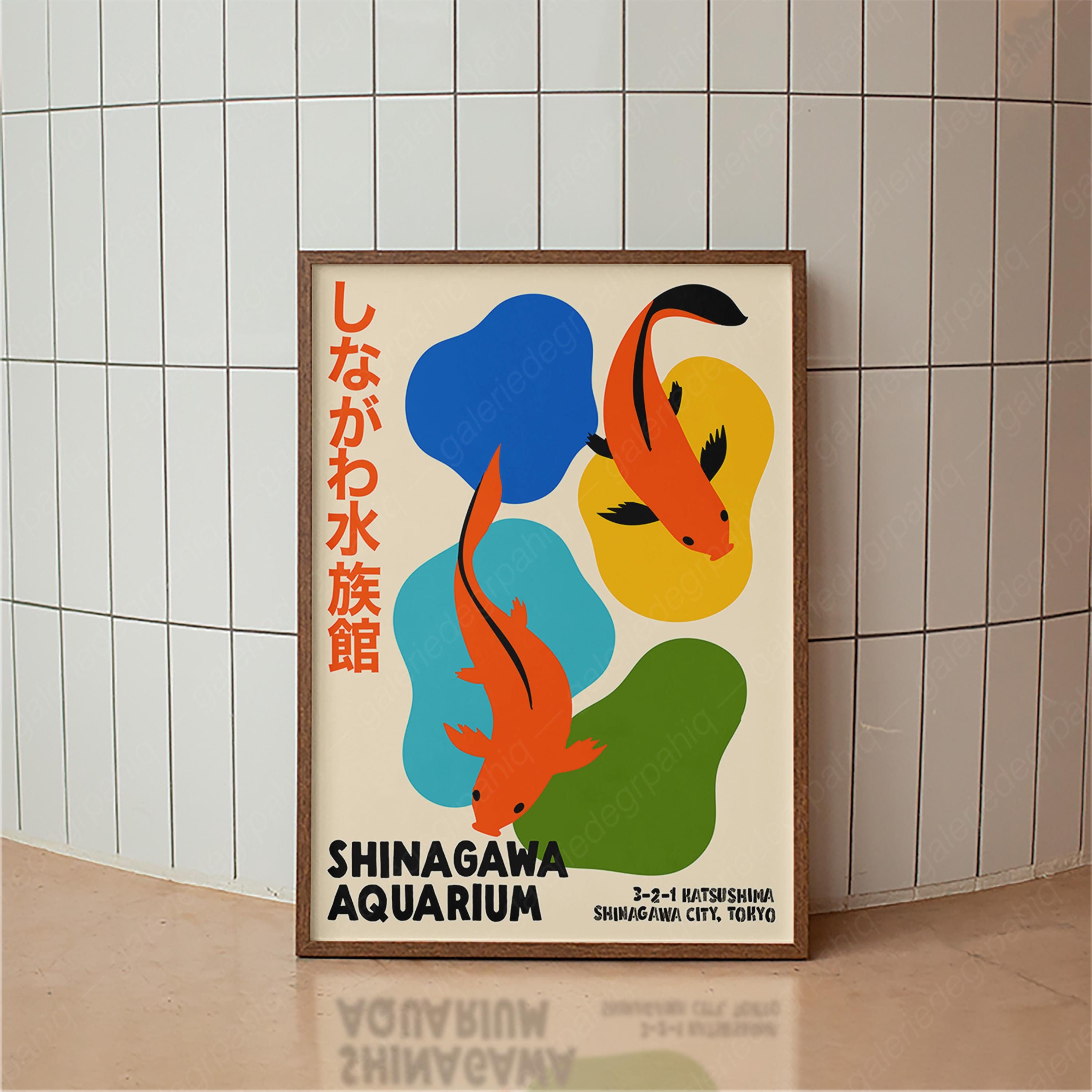 Affiche de poisson Koi d'aquar - Aquarium Fish Japan avis et prix