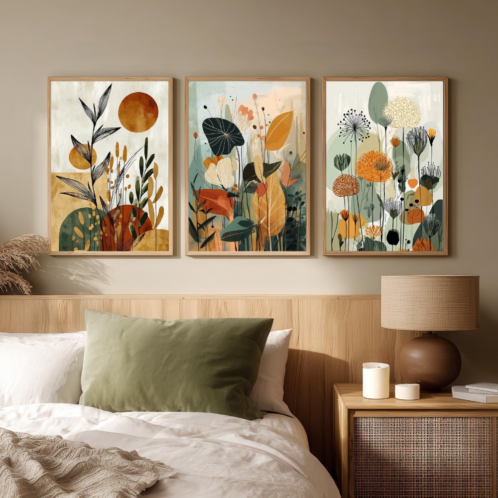Lot de 3 affiches murales bohè - Live Plant Fertilizer avis et prix