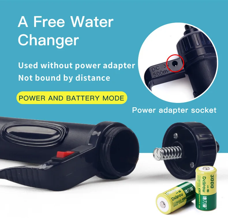 Changeur d'eau électrique, pom - Gravel Vacuum Cleaner avis et prix