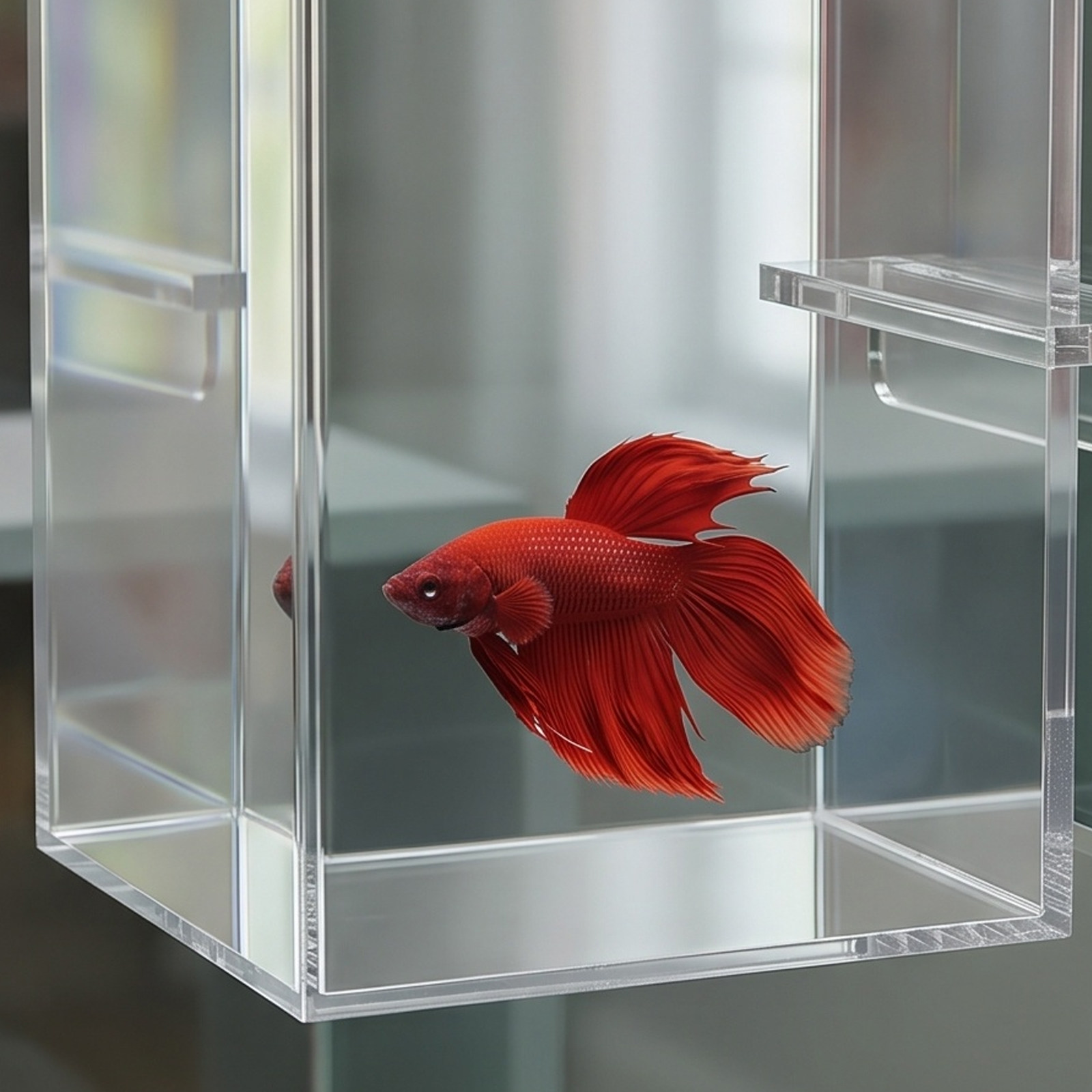 Aquarium suspendu à pression n - Fish Toy In Aquarium avis et prix