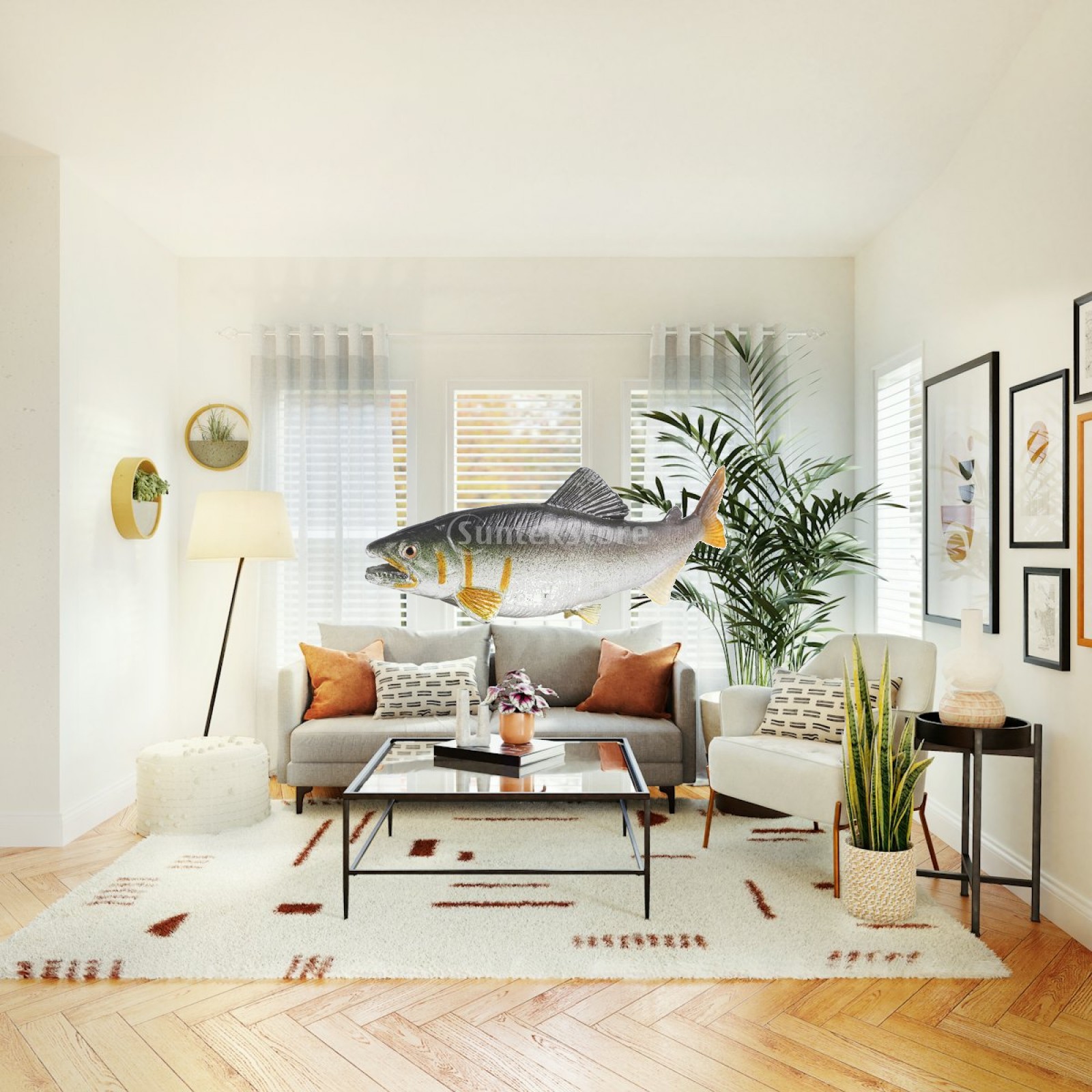 3x jouets de poisson, décorati - Fish Toy In Aquarium avis et prix